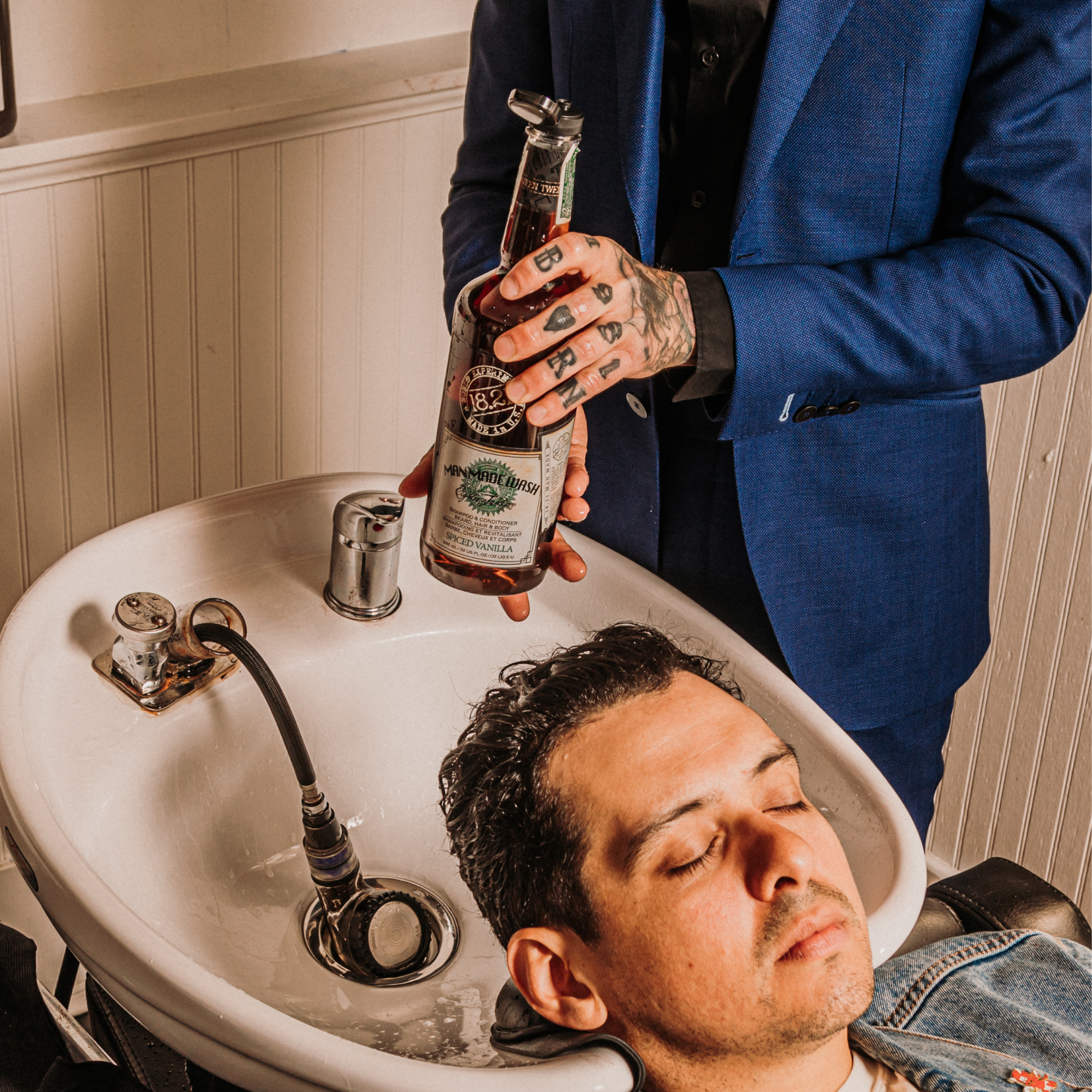 32oz Man Made Wash in Absolute Mahogany scent