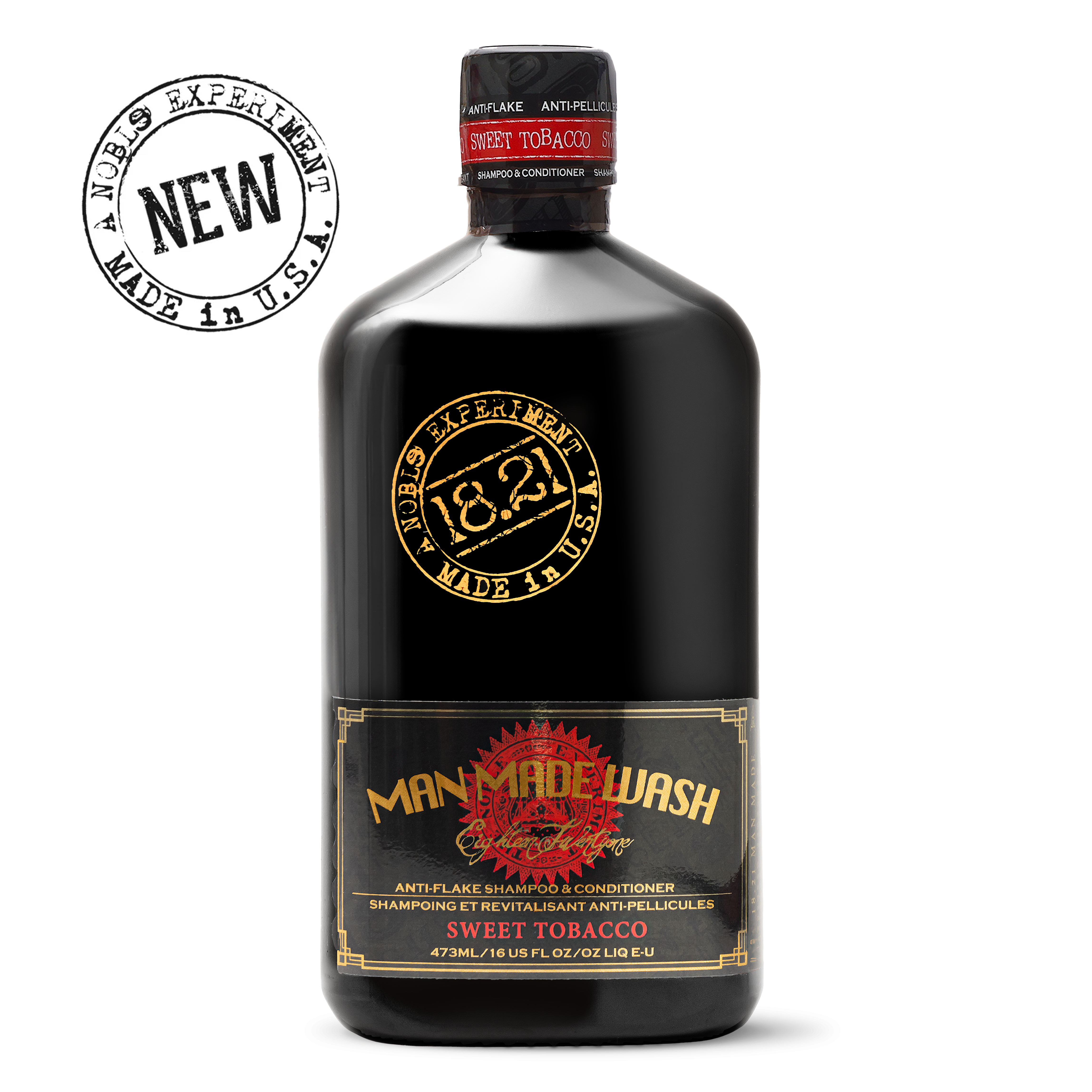 18.21 Man Made 2-in-1 Anti-Flake Shampoo & Conditioner that helps reduce dryness, itchiness & flakes.