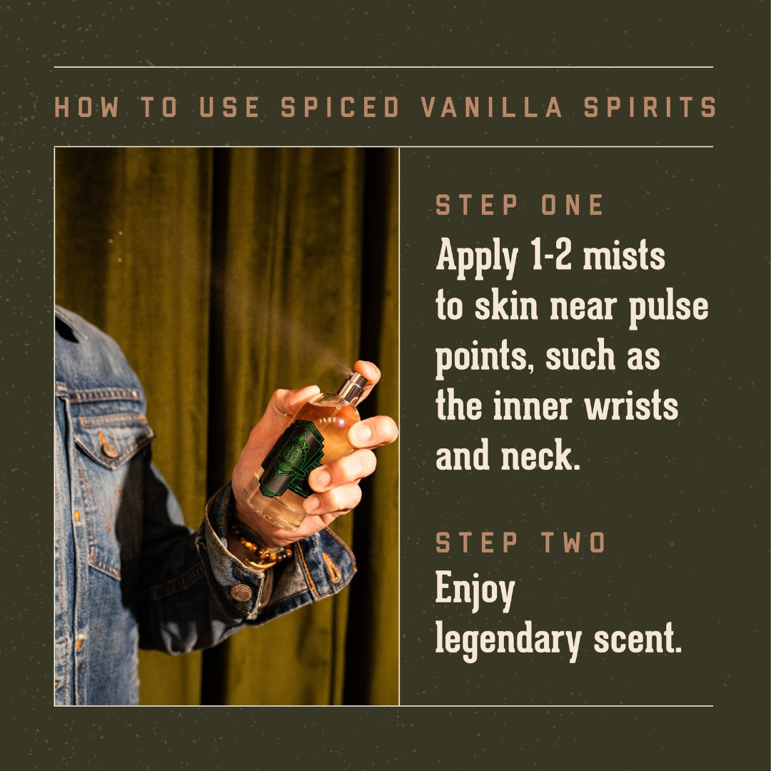 Spiced Vanilla Spirits Cologne