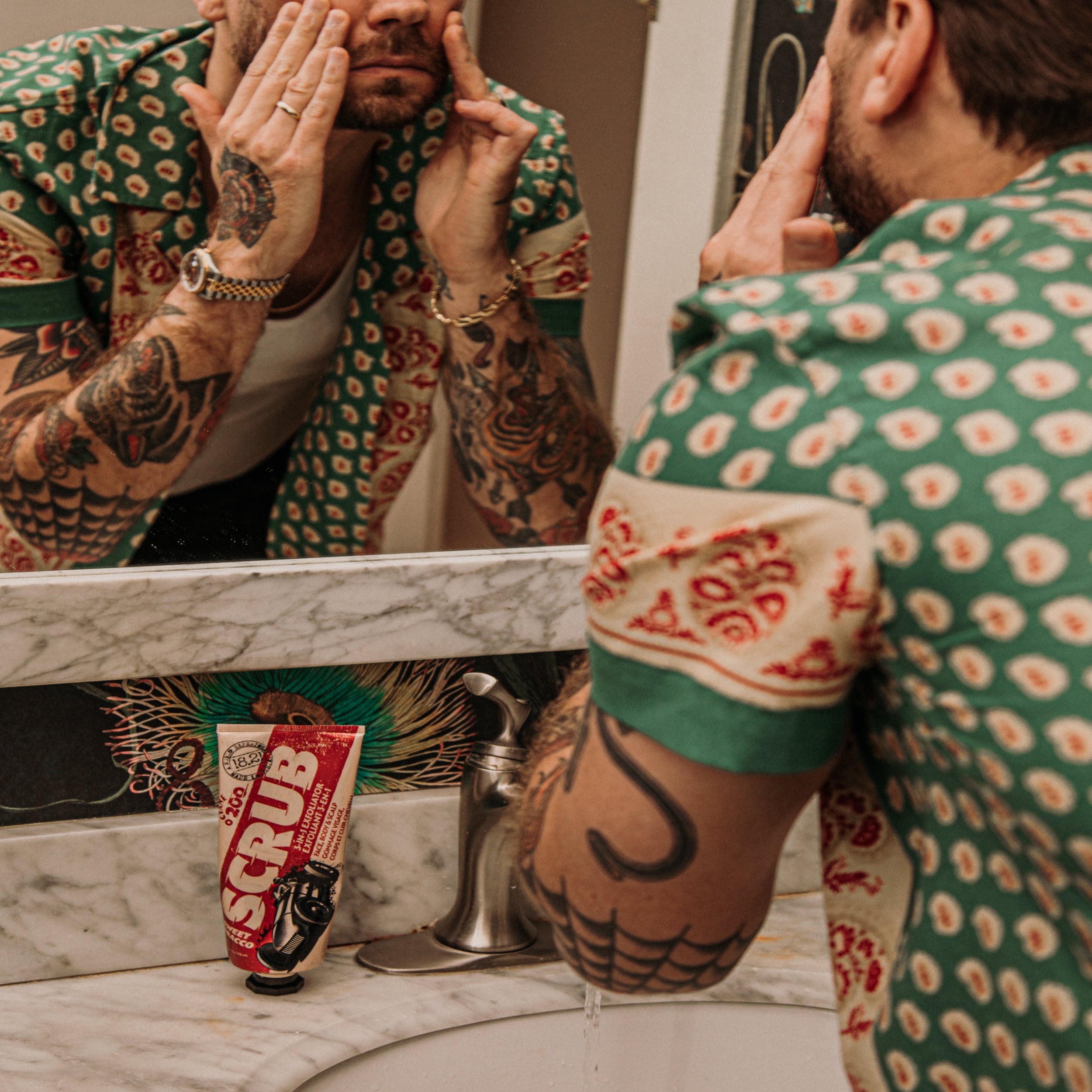 Octane 200 Scrub Product with model