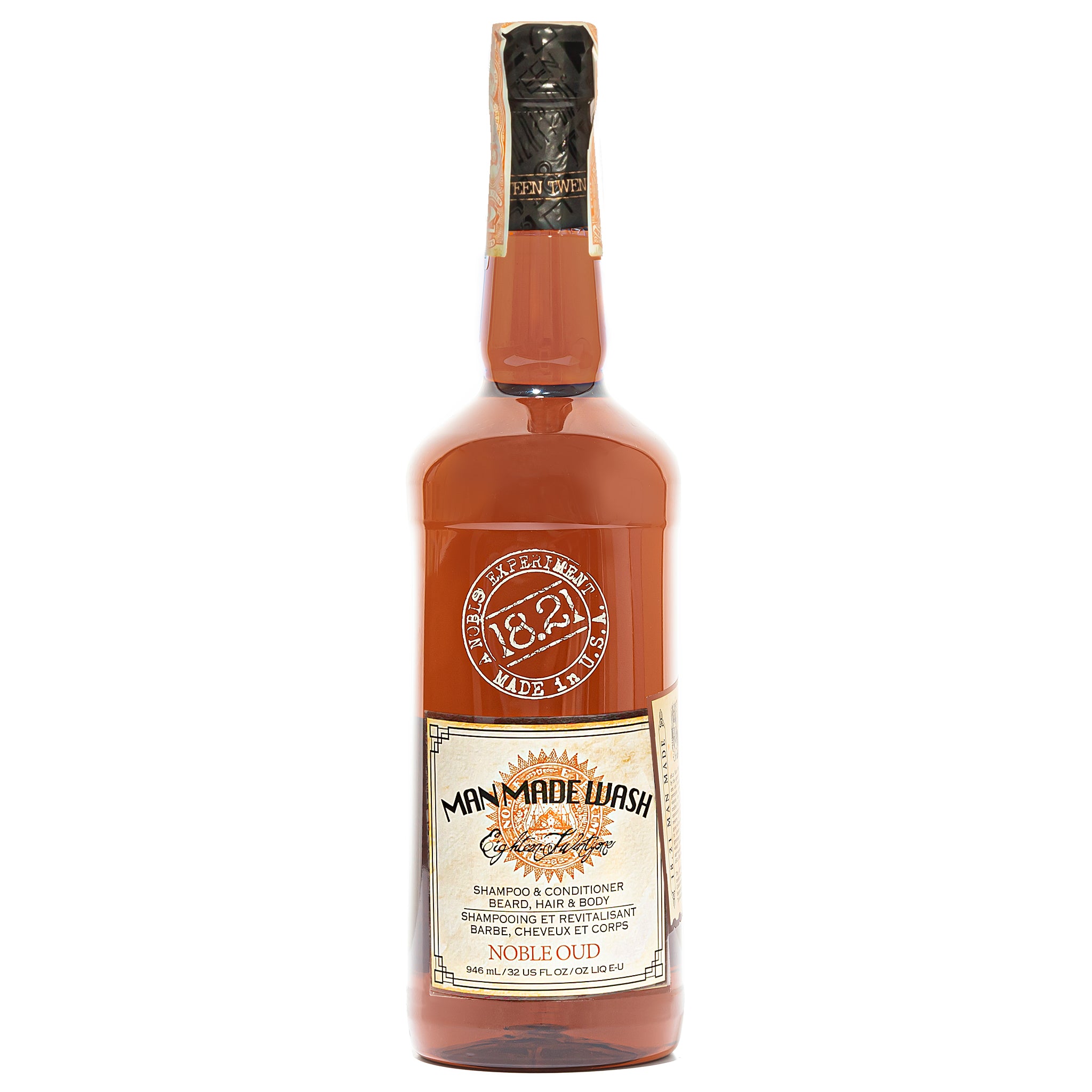 18.21 Man Made Noble Oud Wash 32oz