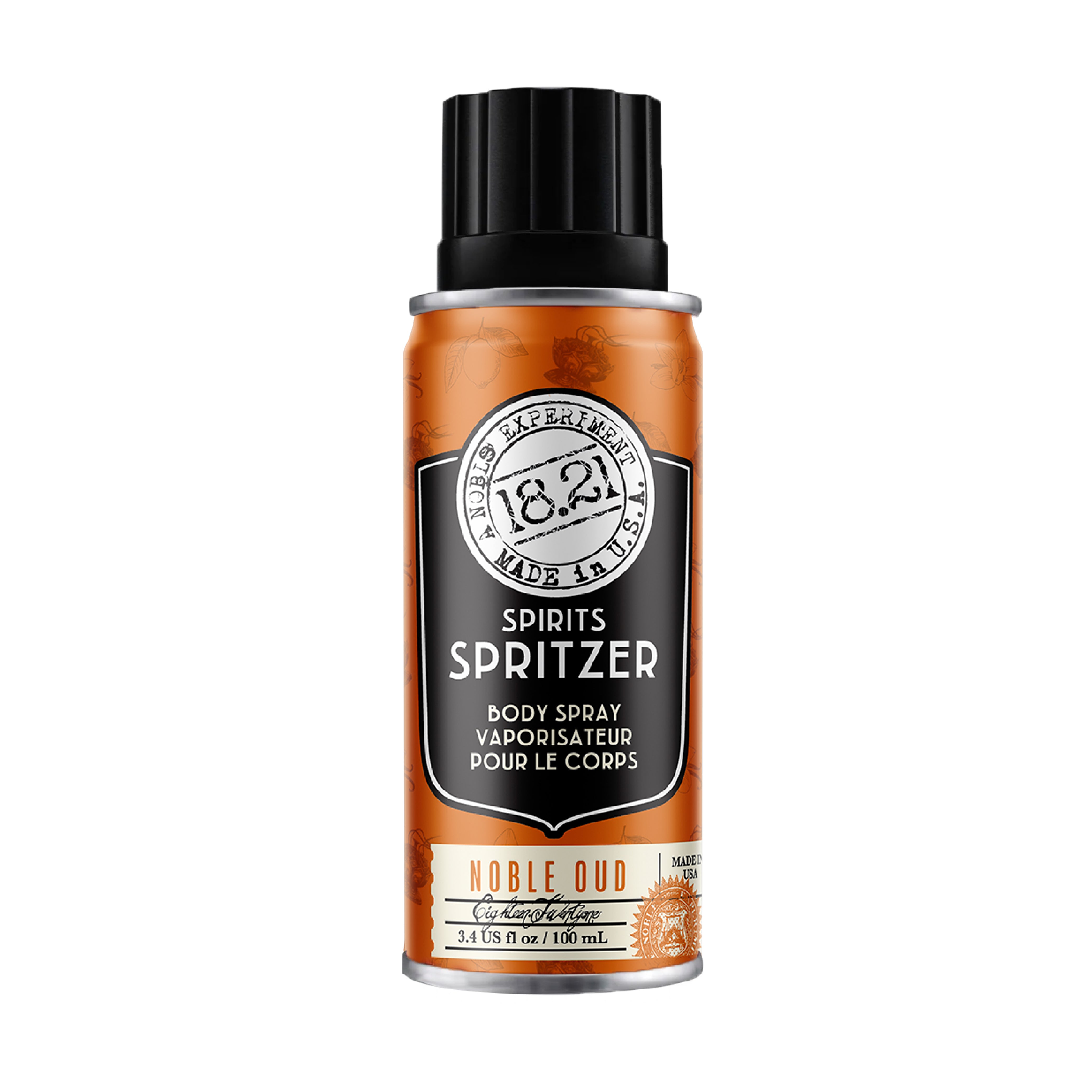 18.21 Man Made Spirits Spritzer Body Spray in Noble Oud scent