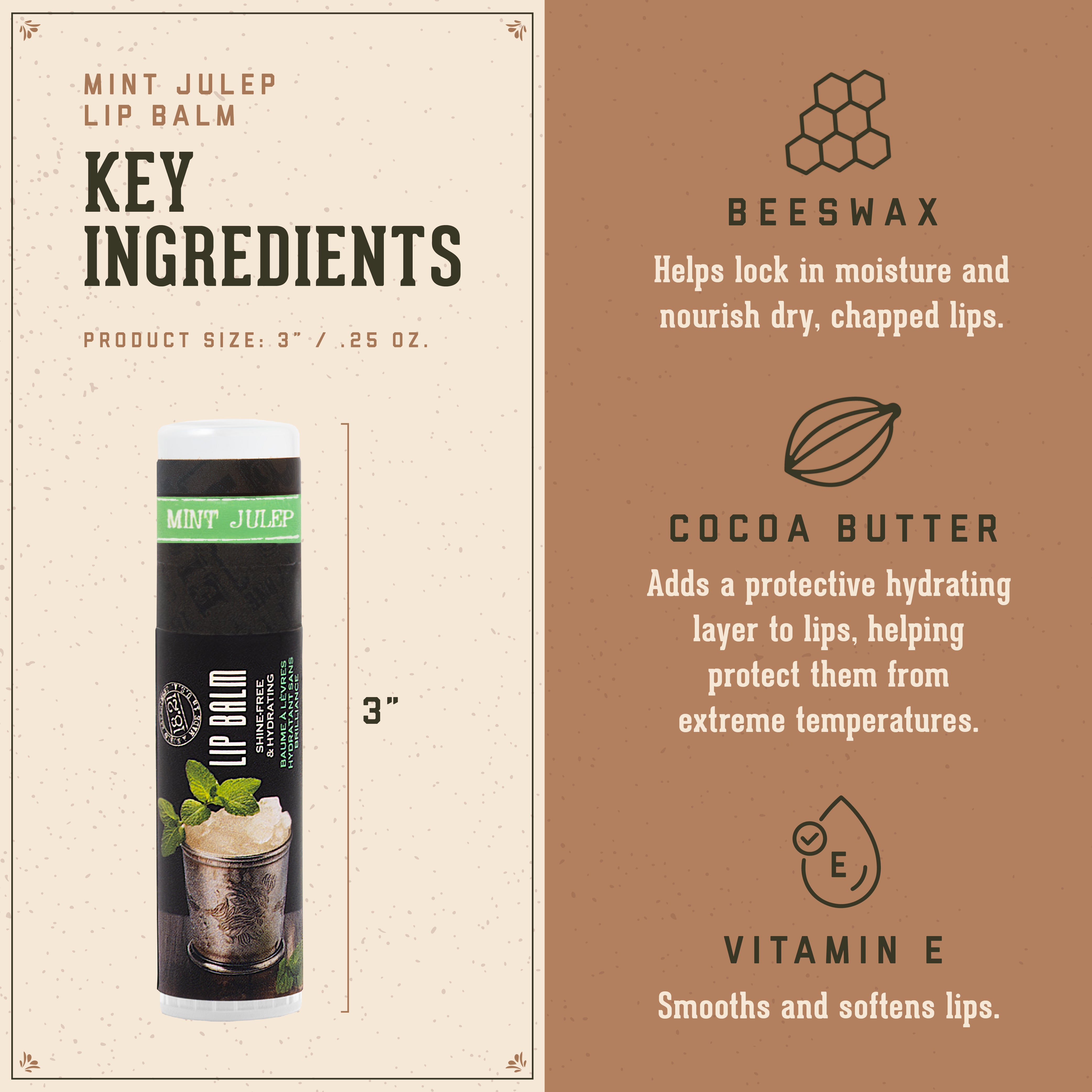 graphic with lip balm and key ingredient descriptions 