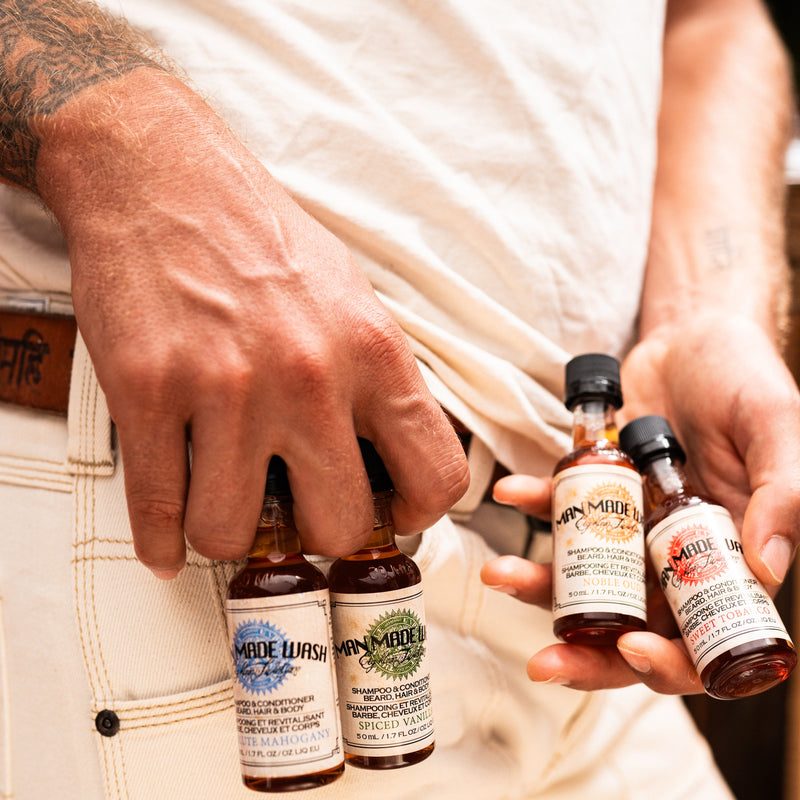 The Gentleman's Flight - 4 Pack Sample Sized Man Made Wash