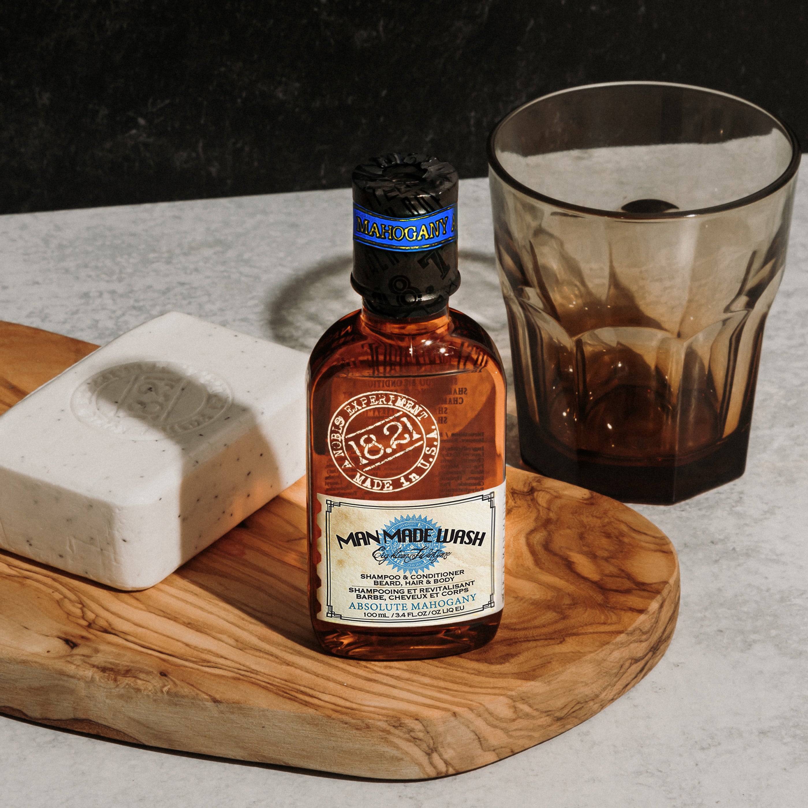 18.21 Man Made Absolute Mahogany Wash in Travel Size