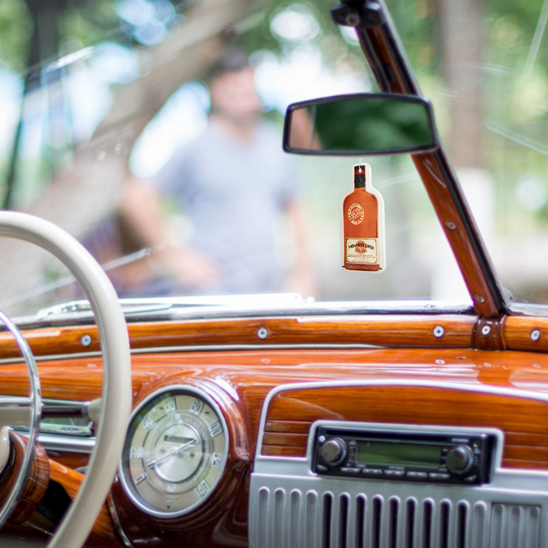 Air Freshener product in a car setting