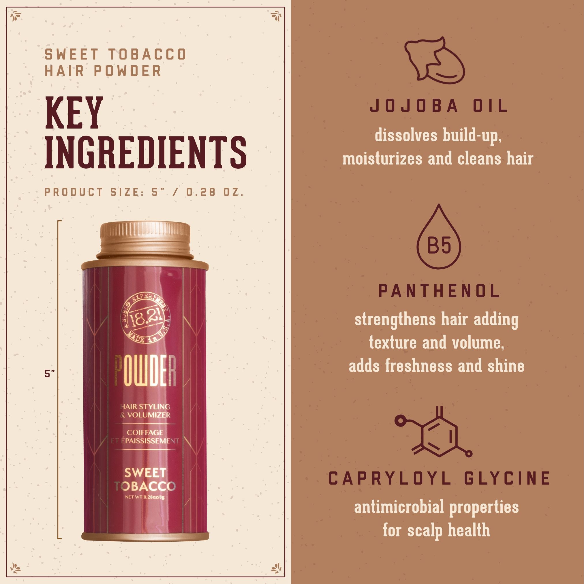 Hair Powder - Sweet Tobacco