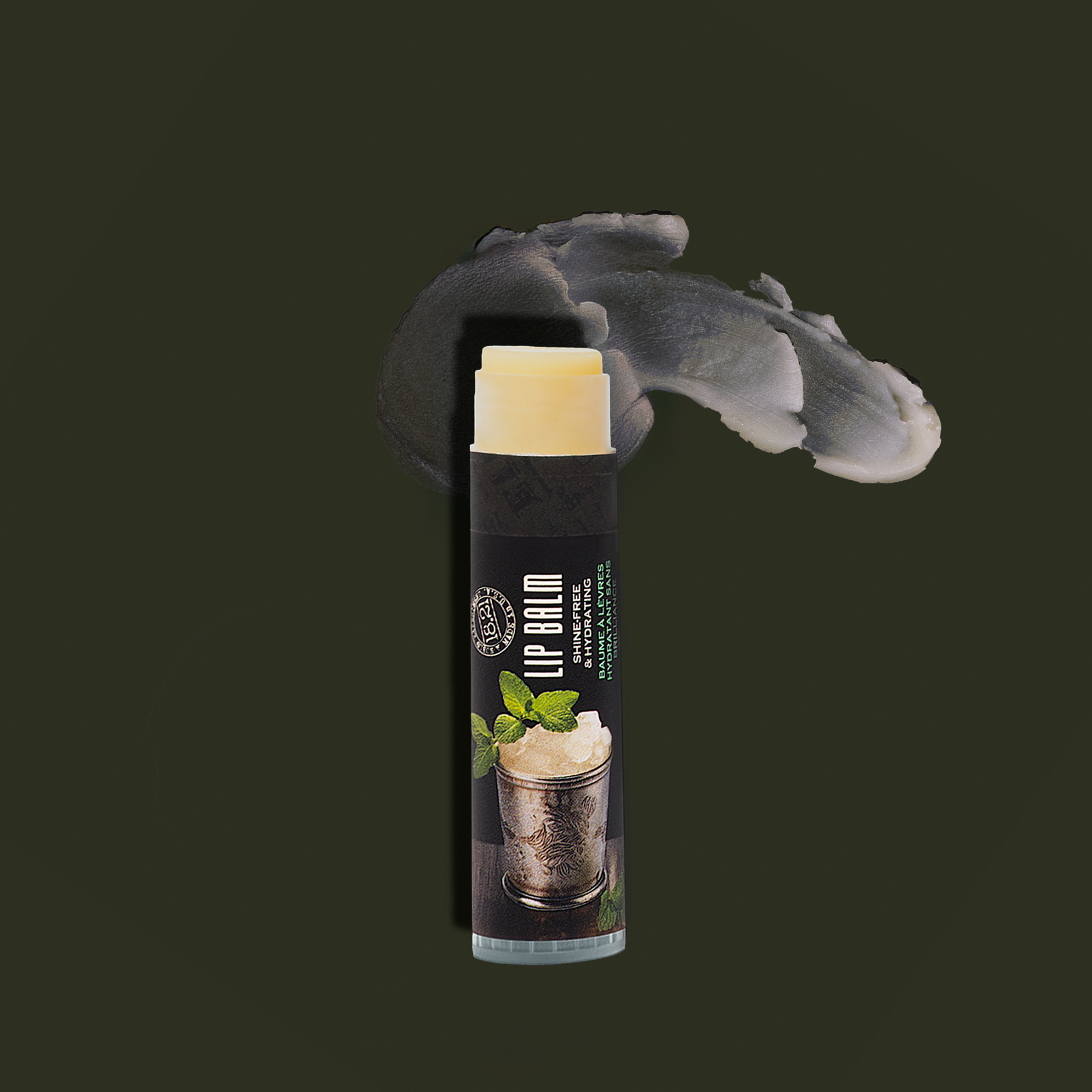 lip balm with texture swipe 