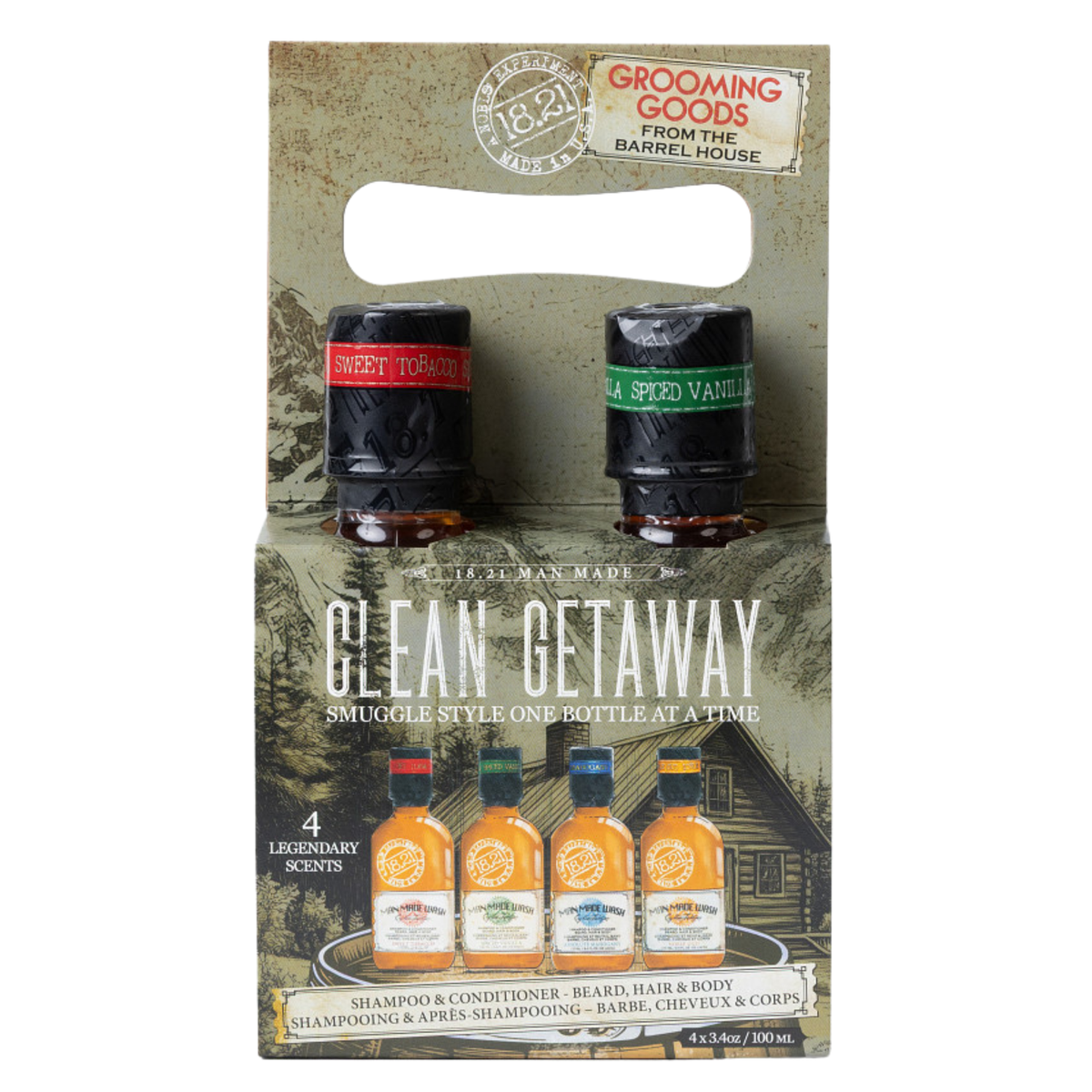The Clean Getaway - Wash Variety 4 Pack