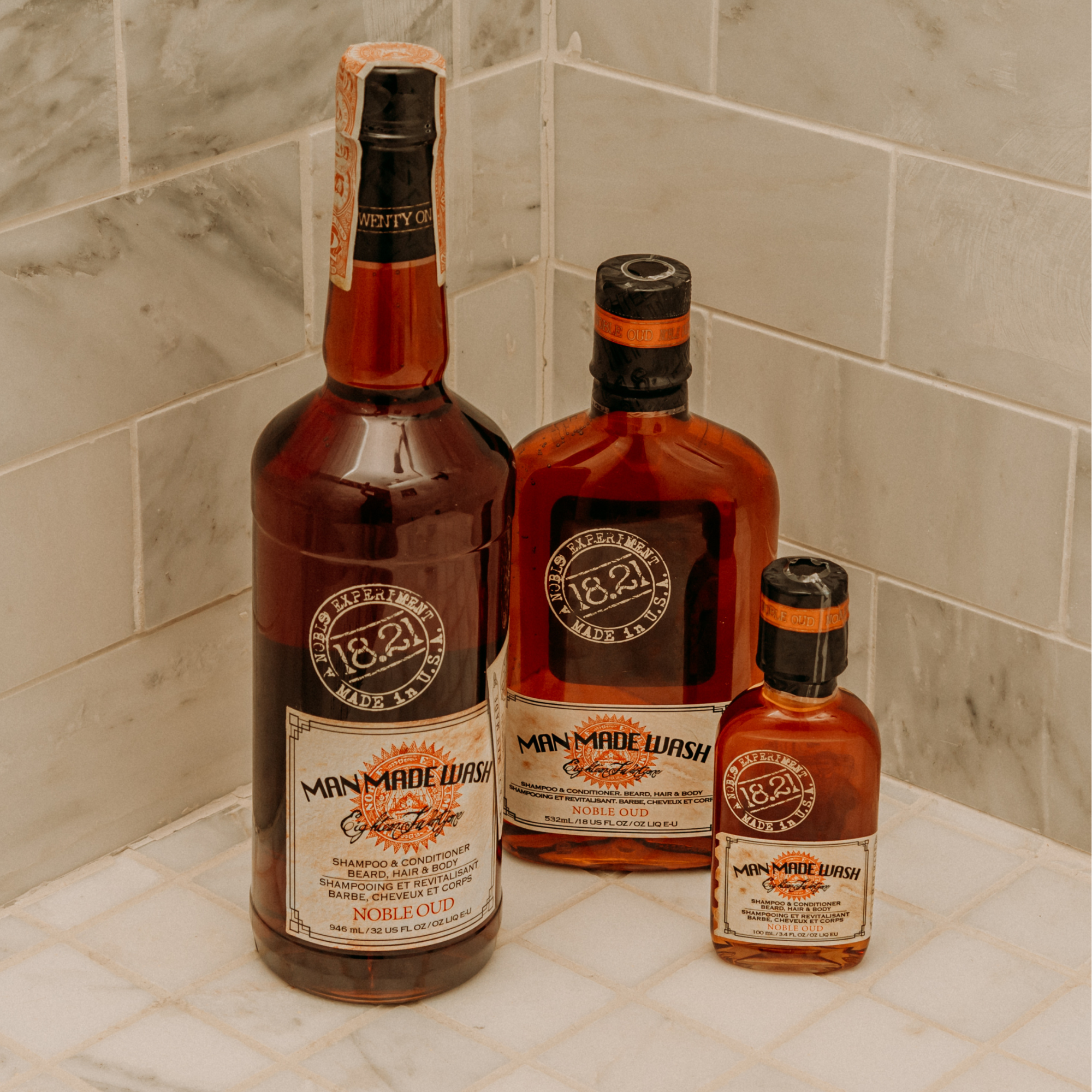 Noble Oud Man Made Wash Collection: 3.4oz / 18oz/ 32oz