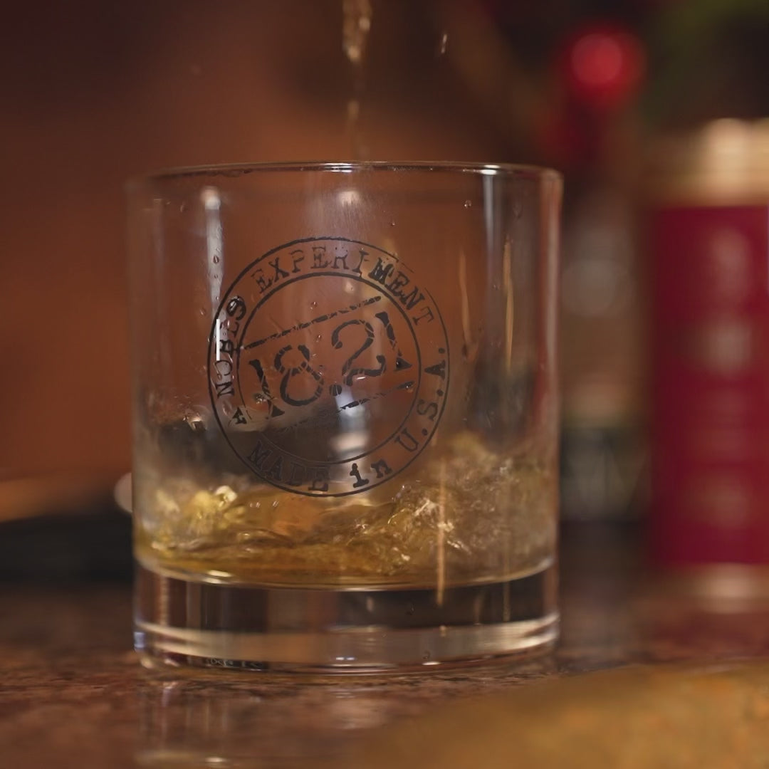 1821 whiskey glass and 3-in-1 wash bottle gift set video